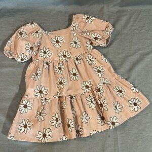 Little Co. Blush Flower Dress size 2T Organic Cotton